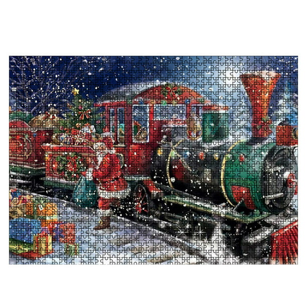 DIY Star Train Mini Puzzles 1000 Pieces Jigsaw Puzzles Adult kids Assembling Toy